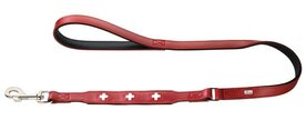 Leash Swiss 18/100 Cowleather red/black