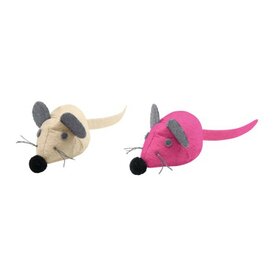Hunter Katzenspielzeug "By Laura" Maus Rund, Creme Und Pink