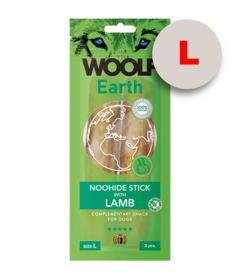 Woolf Earth Noohide L Stick With Lamb 85G