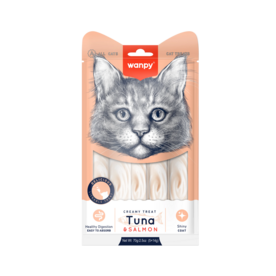 Wanpy Creamy Lickable Treats - Tuna &amp; Salmon (Tonijn/Zalm )