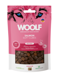 WOOLF Soft Cubes -  Salmon (monoprotein)  100g