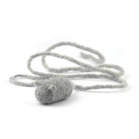 Cat toy Mousi long light grey 70 cm 3