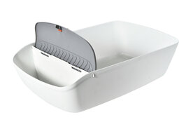 Cat litter tray Siljan 57 x 38 x 15 cm, white 1