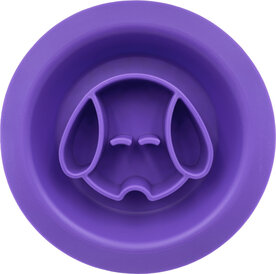 Dual use DOG bowl (slow feeder and lick mat)