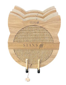 STANS KRAB KATTENKOP SET VAN 6 MET DISPLAY