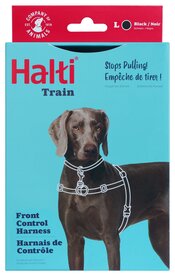 Halti Front Control Harness Black/Red Large