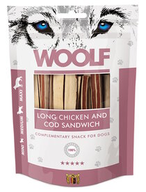 Woolf Long Chicken and Cod Sandwich