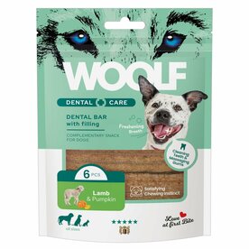 WOOLF Dental Care 6 pcs  108 GR Lam &amp; Pompoen BAR