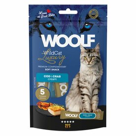 WOOLF WildCat Luxury Cat Cream 5 pcs - Kabeljauw &amp; Krab