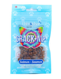 This &amp; That Crack-Nip - Catnip Infused Cat Treats Salmon 43g 12 stuks