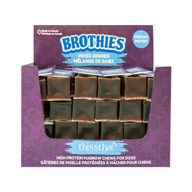 This &amp; That Brothies - Bone Marrow Broth Chews Mixed Berries M 24 stuks