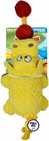 Hasbro 17in Squeak and Tug Hungry Hungry Hippos -Yellow/Red