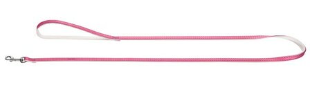 Leine Modern Art 8/110 Kunstleder Pink/Wei&szlig; 1