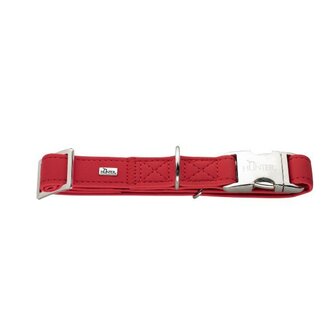 Halsung Softie Alu-Strong 30-45/M Kunstleder Rot 1