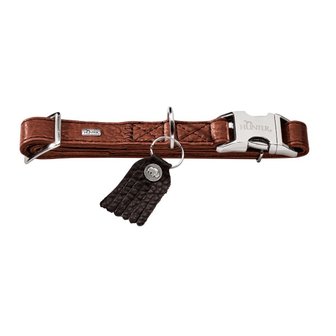 Halsung Cody Alu-Strong 30-45/M Bisonleder Cognac 1