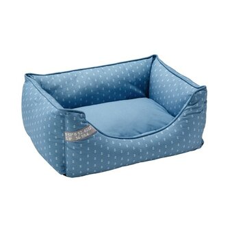 Hunter Hundesofa Niblum, S Blau/Weiss  1