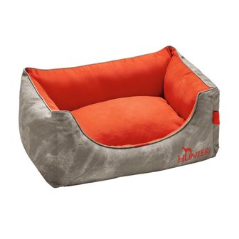 Hunter Hundesofa Belfast 80X60 Cm Grau/Orange  1