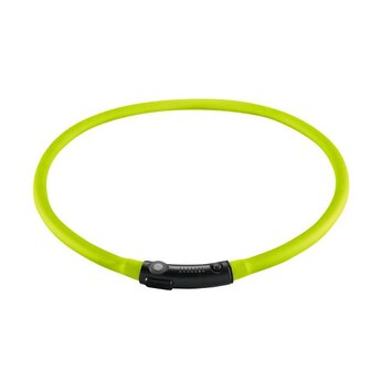 Led Silikon Leuchtschlauch, Yukon, Hund Universal 20-70Cm, Limette, K&uuml;rzbar, Mit Usb Kabel  3