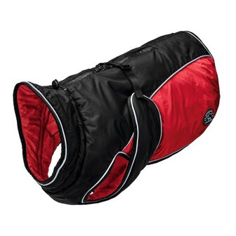 Hunter Hundemantel Uppsala Extreme 75 Schwarz/Rot  1