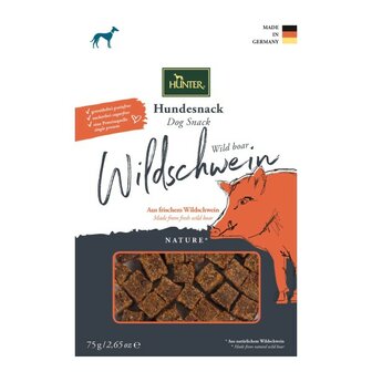 Hunter Hundesnack Nature Wildschwein, 75 G  12