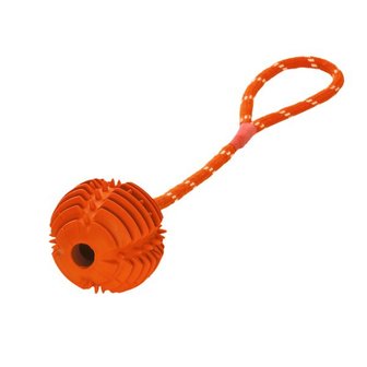 Toy Hund Training Tooth Ball M Tau 38 Cm Gummi Orange 3