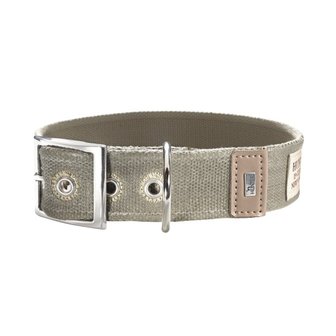 Hunter Halsband New Orleans, 50 Taupe, Baumwolle  1