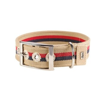 Hunter Halsband New Orleans Stripes, 50 Beige, Baumwolle  1