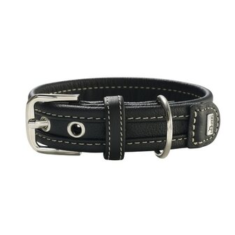 Hunter Halsband Madeira Special, 45 Beschichtetes Spaltleder Schwarz  1