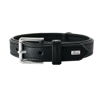 Hunter Halsband Manitoba, 40 Schwarz, Leder  1