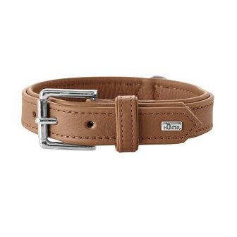 Hunter Halsband Manitoba, 60 Cognac, Leder  1