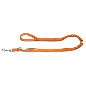 V-Leine Cannes 20/200 Rindsleder Orange 1