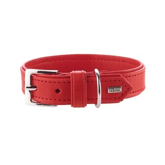 Hunter Halsband Wallgau, 30 Rot, Leder  1