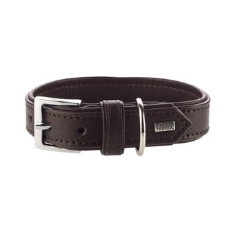 Hunter Halsband Wallgau, 40 Dunkelbraun, Leder  1