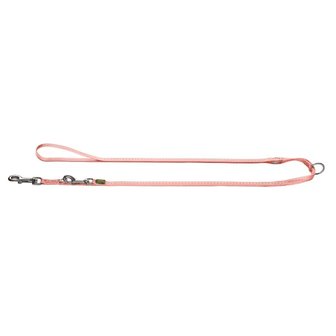 V-Leine Tripoli 10/200 Nylon Hellrosa Reflektierend 1