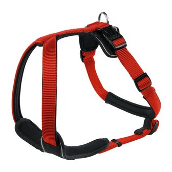 Geschirr Neopren 73-94/L Nylon/Neopren Rot/Schwarz 1