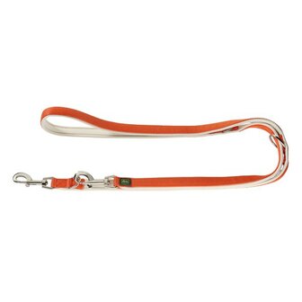 Hunter Verst.F&uuml;hrleine Neopren, 10/200 Orange/Creme, Nylon, Neopren  1