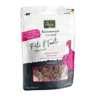 Hunter Katzensnack Pute, Tomate &amp; Katzenminze, 45 G  16