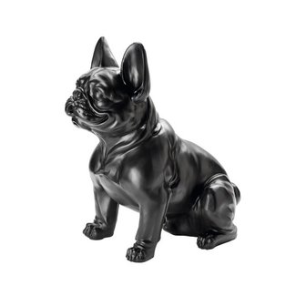 Hunter Franz&ouml;sische Bulldogge Sitzend Schwarz, 40X29X45 Cm  1