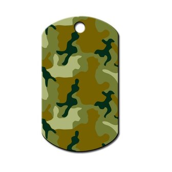 Military Tag Green Camouflage