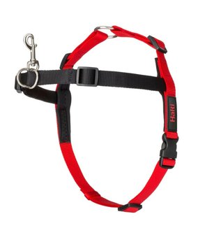 Halti Front Control Harness Black/Red Large