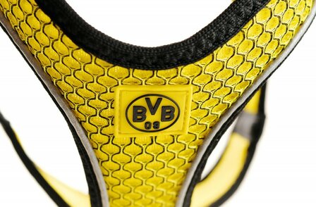 Geschirr Hilo Comf Bvb 52-58/S-M Mesh Gelb Mit Refl. Bise 1