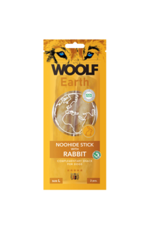 Woolf Earth Noohide L Stick With Rabbit 85G