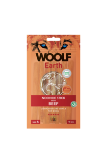 Woolf Earth Noohide S Stick With Beef 90G