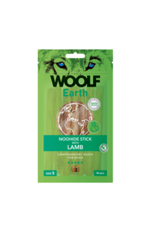 Woolf Earth Noohide S Stick With Lamb 90G