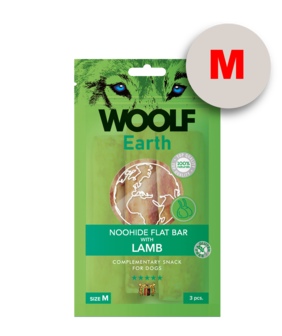 Woolf Earth Noohide M Flat Bar With Lamb 90G