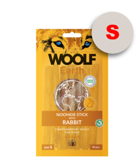 Woolf Earth Noohide S Stick With Rabbit 90G