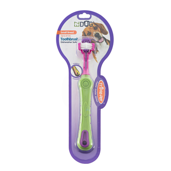 Ez Dog Three Sided Toothbrush For Dogs, Small Breeds