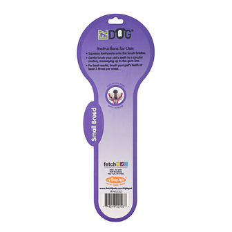 Ez Dog Three Sided Toothbrush For Dogs, Small Breeds