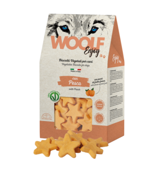 Woolf Enjoy Biscuit With Peach 400 Gram