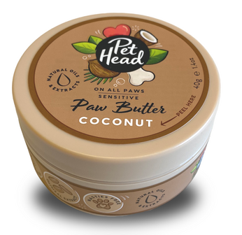 Pet Head On All Paws Paw Butter Coconut 40G-1.4 Oz